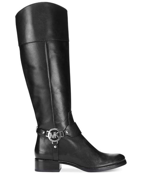 MICHAEL Michael Kors Fulton Harness Leather Riding Boot, 